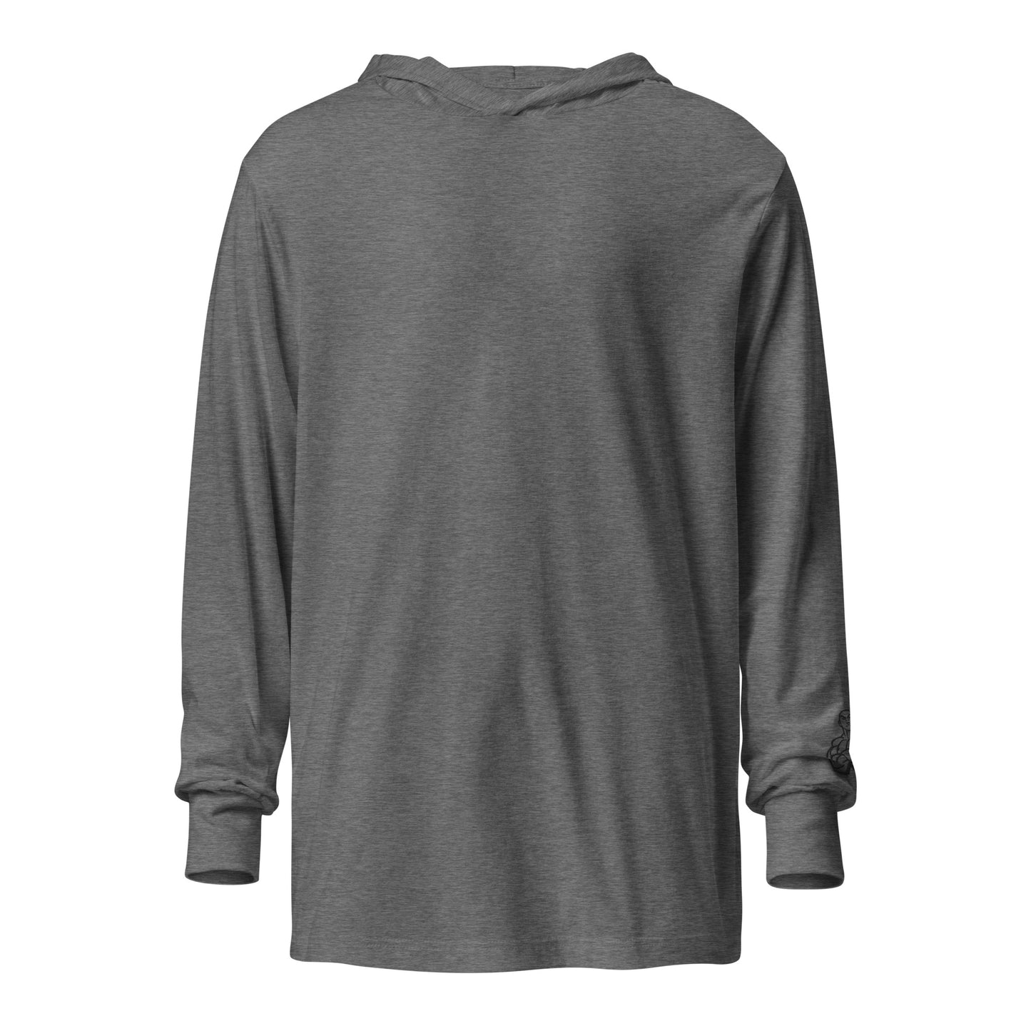 Repeatedly Inquire Hooded Long-Sleeve Tee