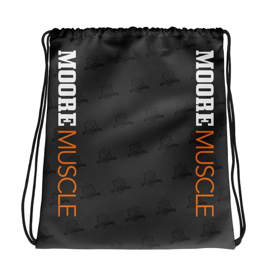 MooreMuscle Drawstring Vertical Logo