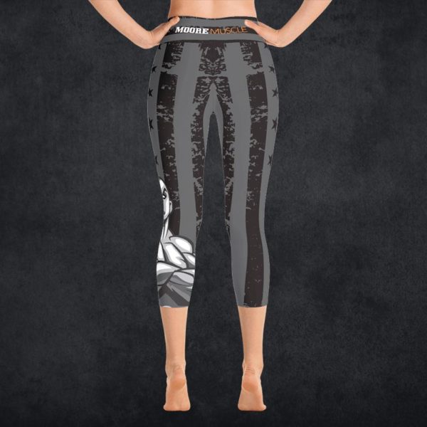 MooreMuscle Stars and Stripes High Waist Capri