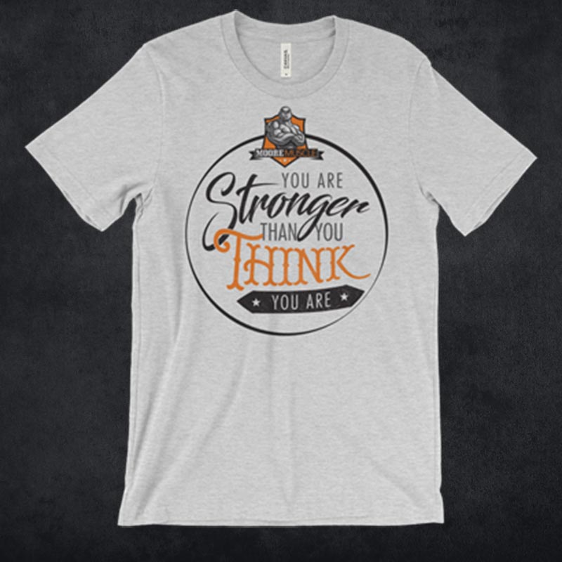 MooreMuscle Unisex T-Shirt — Heather Grey