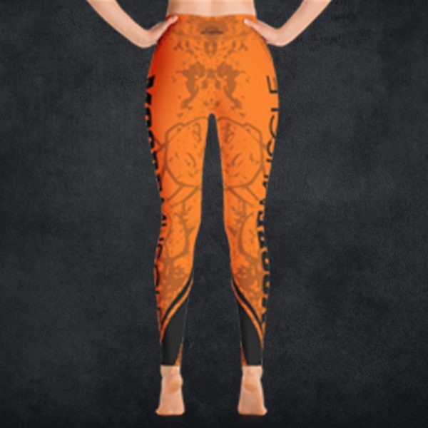 MooreMuscle High Waist Leggings Orange