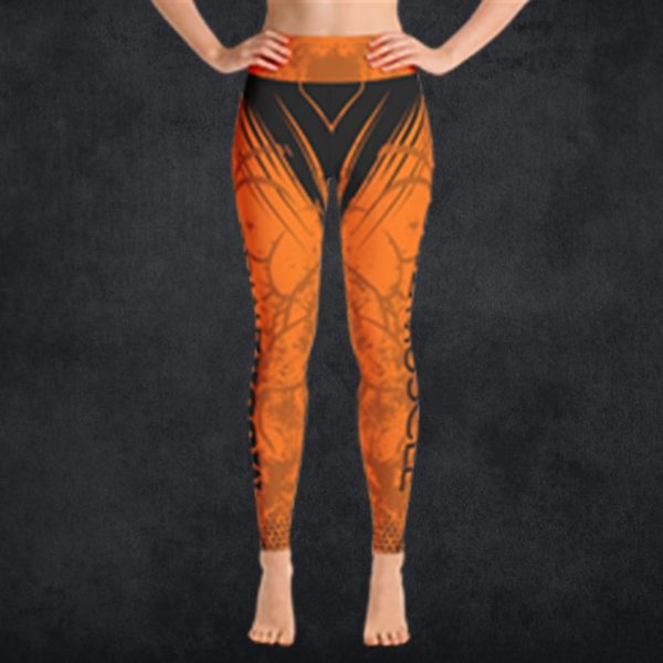 MooreMuscle High Waist Leggings Orange