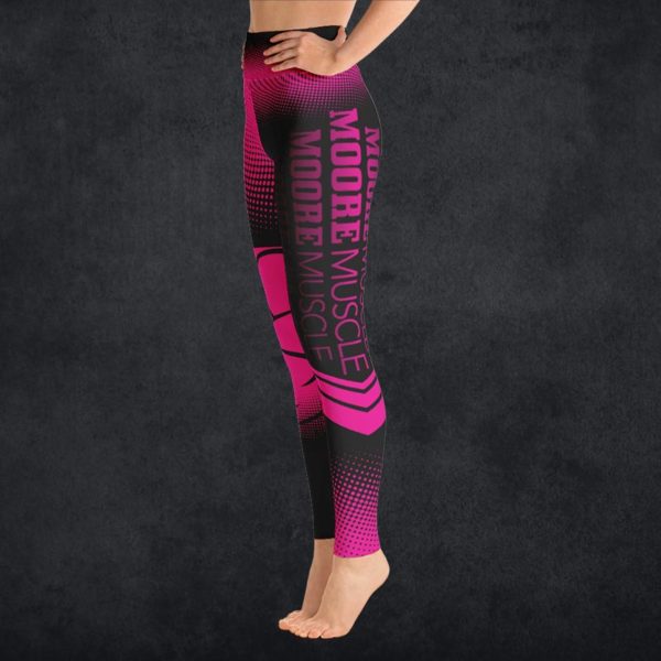 MooreMuscle High Waist Leggings Pink/Black