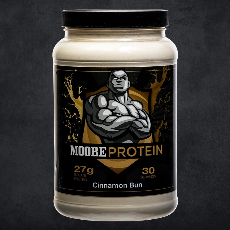 MooreProtein Cinnamon Bun