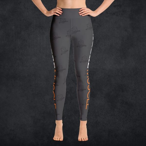 MooreMuscle Branded High Waist Leggings Black