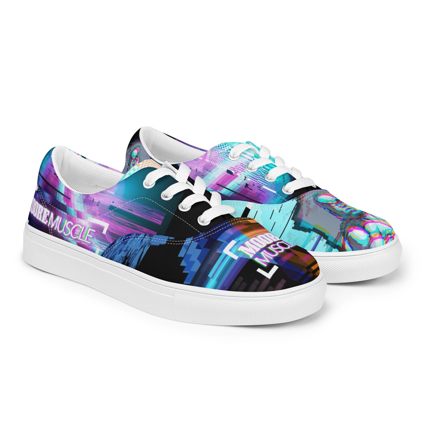 MooreMuscle Glitch Low Tops — Women's