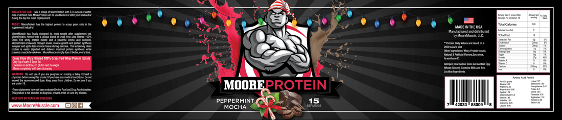 MooreProtein Peppermint Mocha!