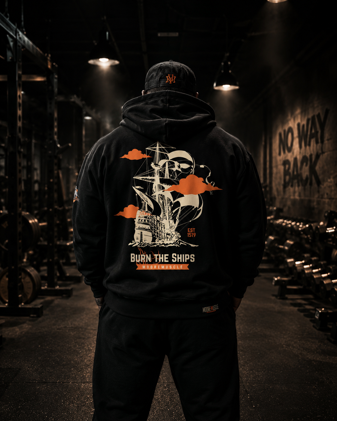 Burn the Ships Heavyweight Oversized Hoodie | MooreMuscle