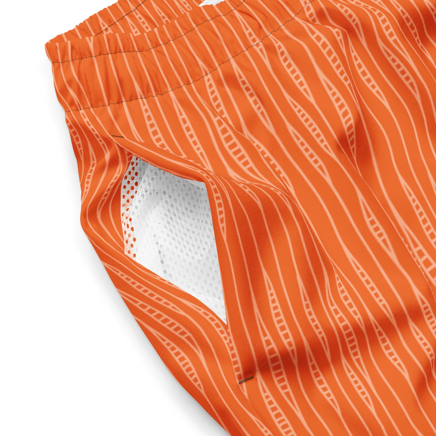 MooreMuscle Orange Swim Trunks