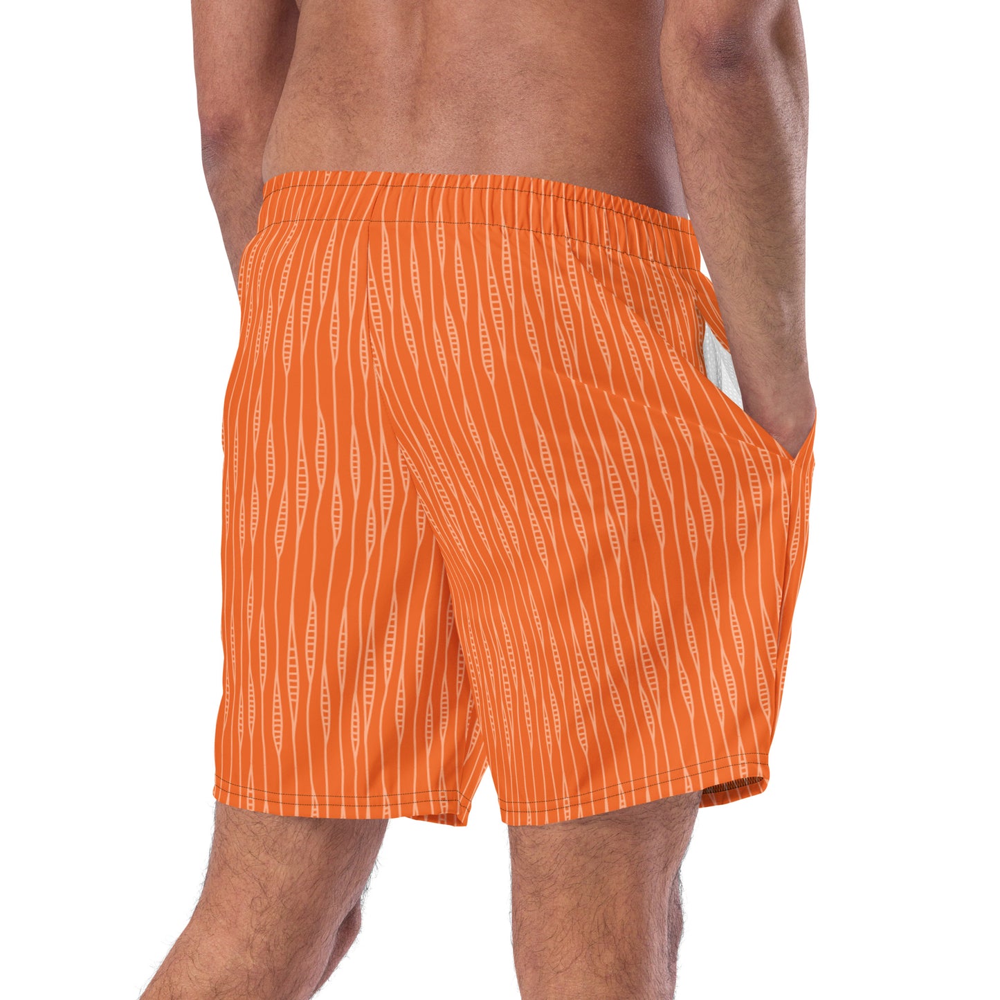 MooreMuscle Orange Swim Trunks