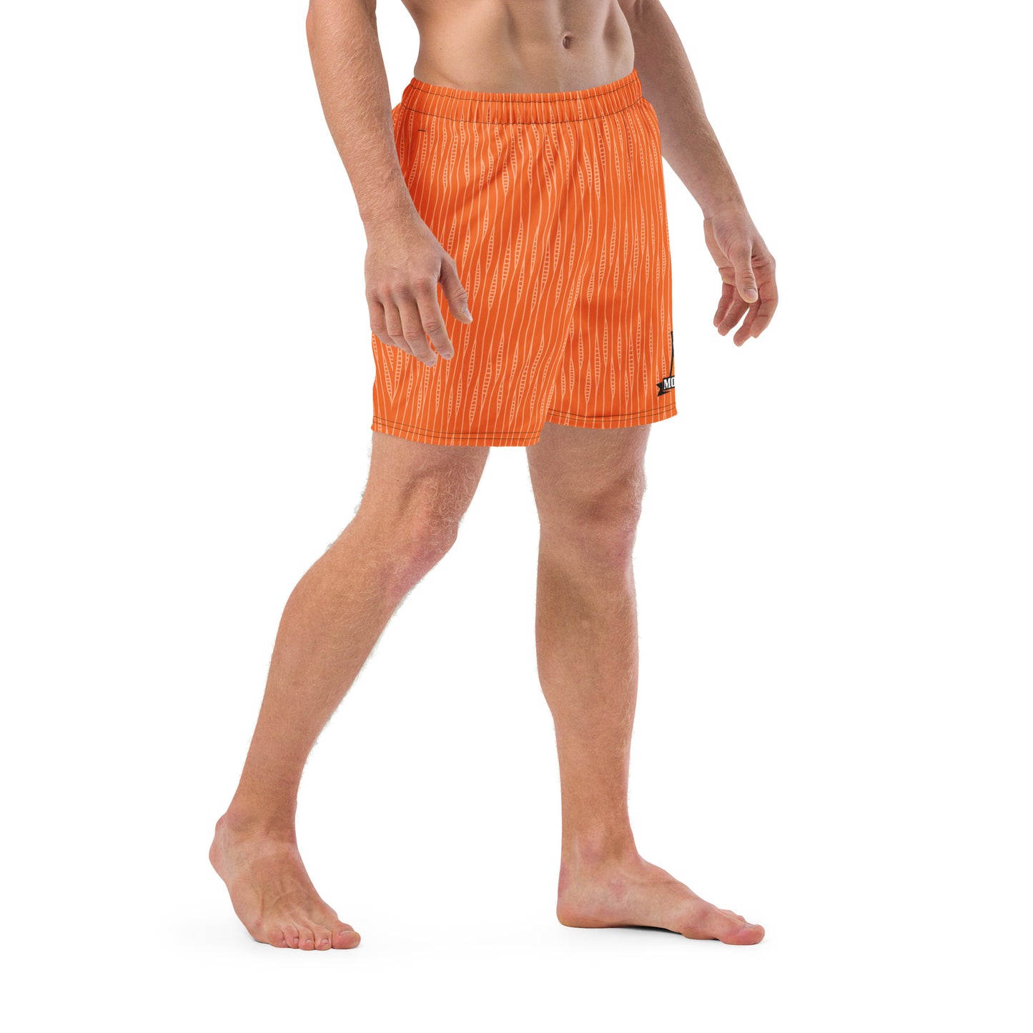 MooreMuscle Orange Swim Trunks