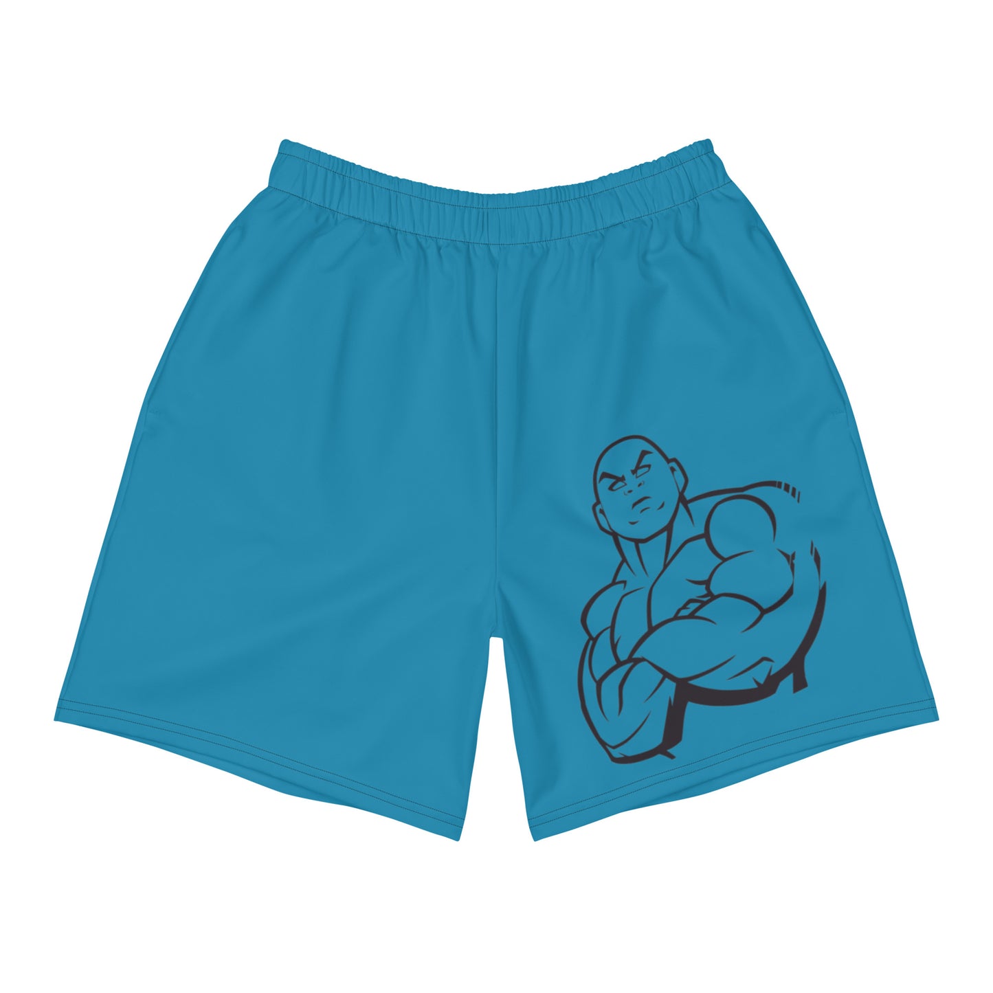 Blue Unisex Logo Shorts