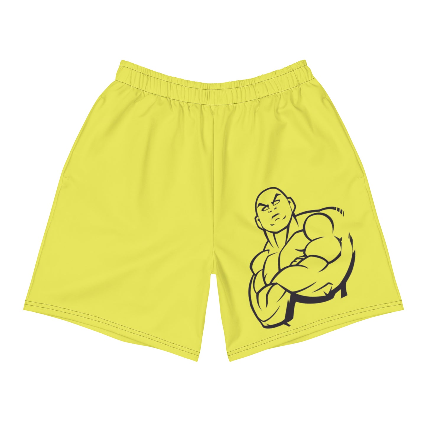 Yellow Unisex Logo Shorts