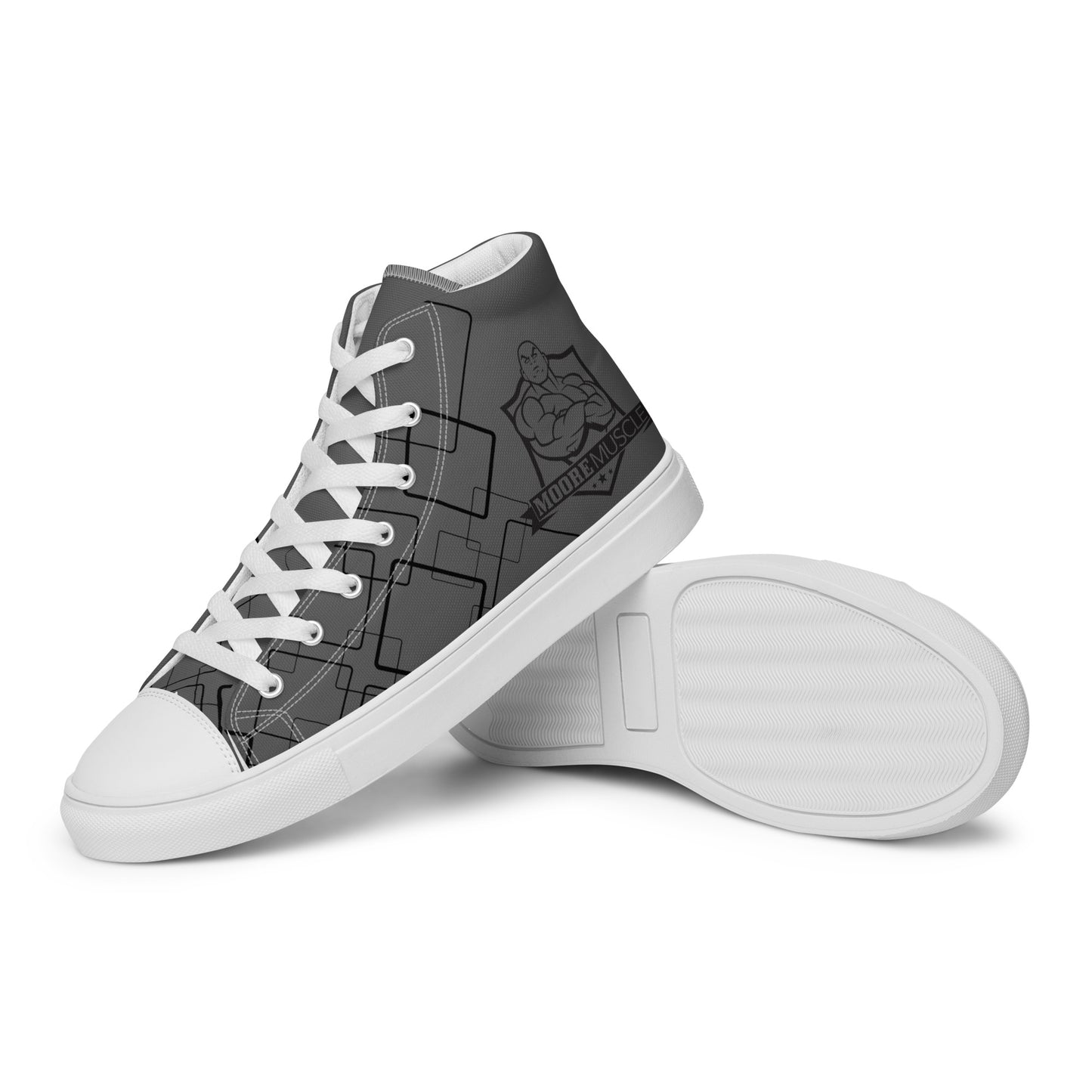 MooreMuscle High Top Grey - Men's