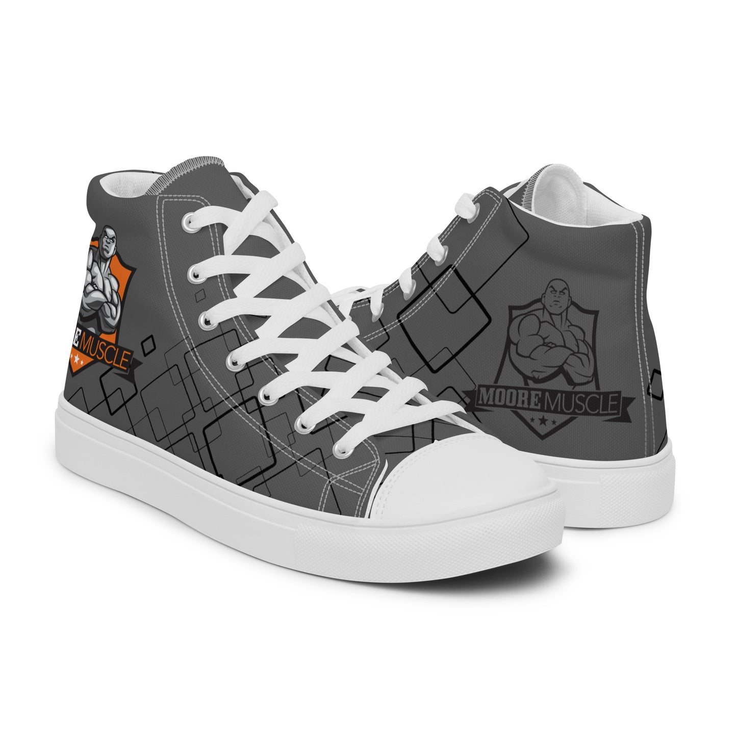 MooreMuscle High Top Grey - Men's