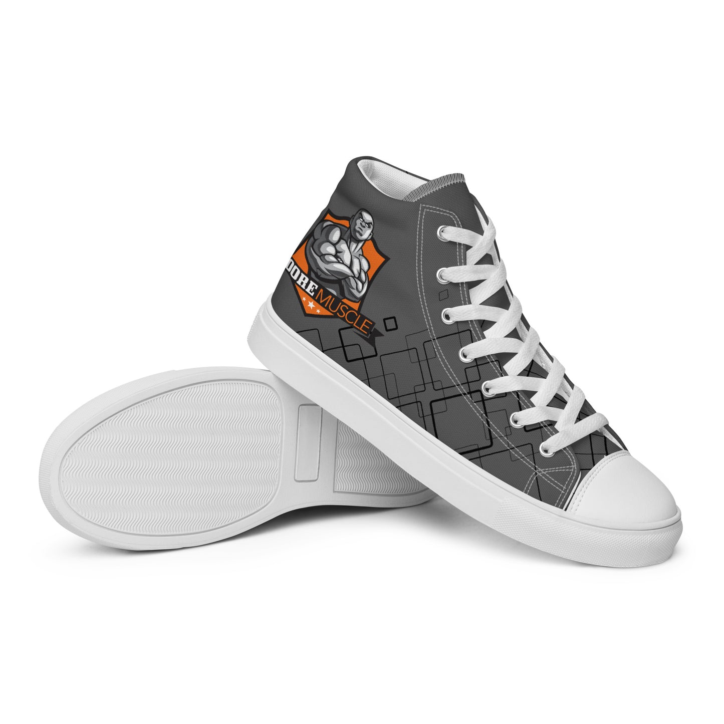 MooreMuscle High Top Grey - Men's