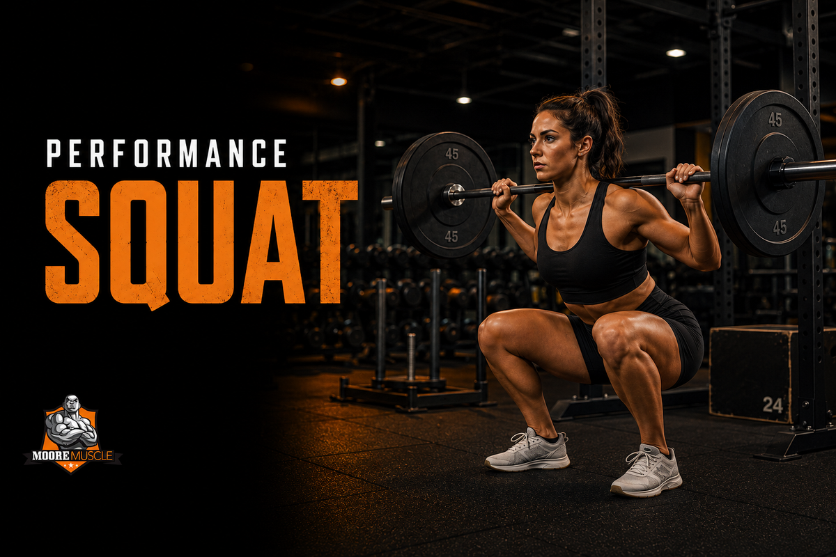 MooreMuscle Performance: Squat Builder cover - 4-week intermediate squat training program