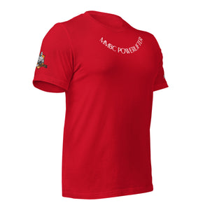 MMBC singlet tee red front angle