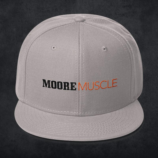 MooreMuscle SnapBack Light Grey