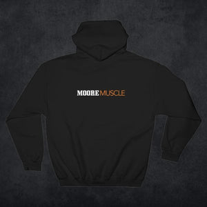 MooreMuscle Heavyweight Logo Hoodie — Black