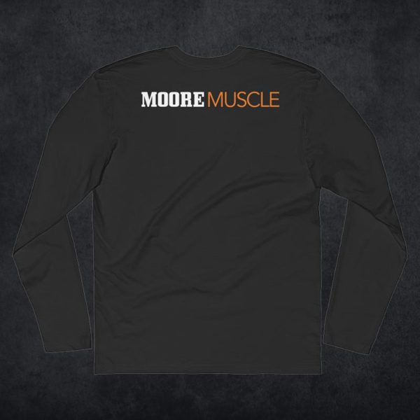 MooreMuscle Fitted Long Sleeve — Black