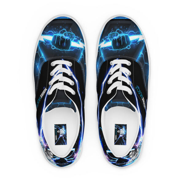 MooreMuscle Blue Lightning Low Tops — Men's