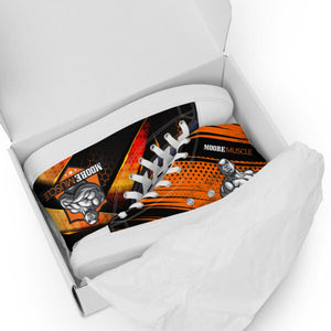 MooreMuscle lifting shoes in packaging with tissue wrap