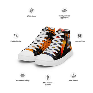MooreMuscle high top lifting shoes product features overview graphic