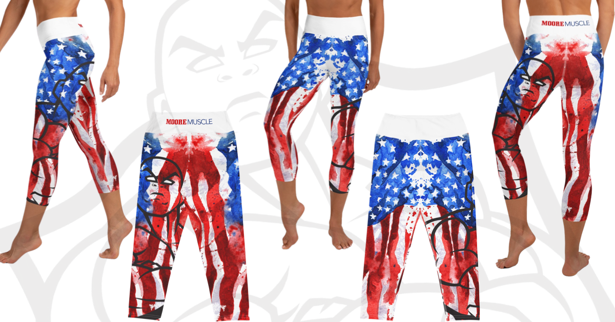 Our American Flag Capris Are Back! - MooreMuscle